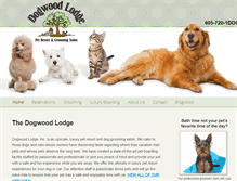 Tablet Screenshot of dogwoodresort.com